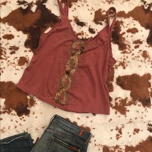 Urban outfitters sequins top